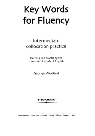Key words for fluency Intermediate